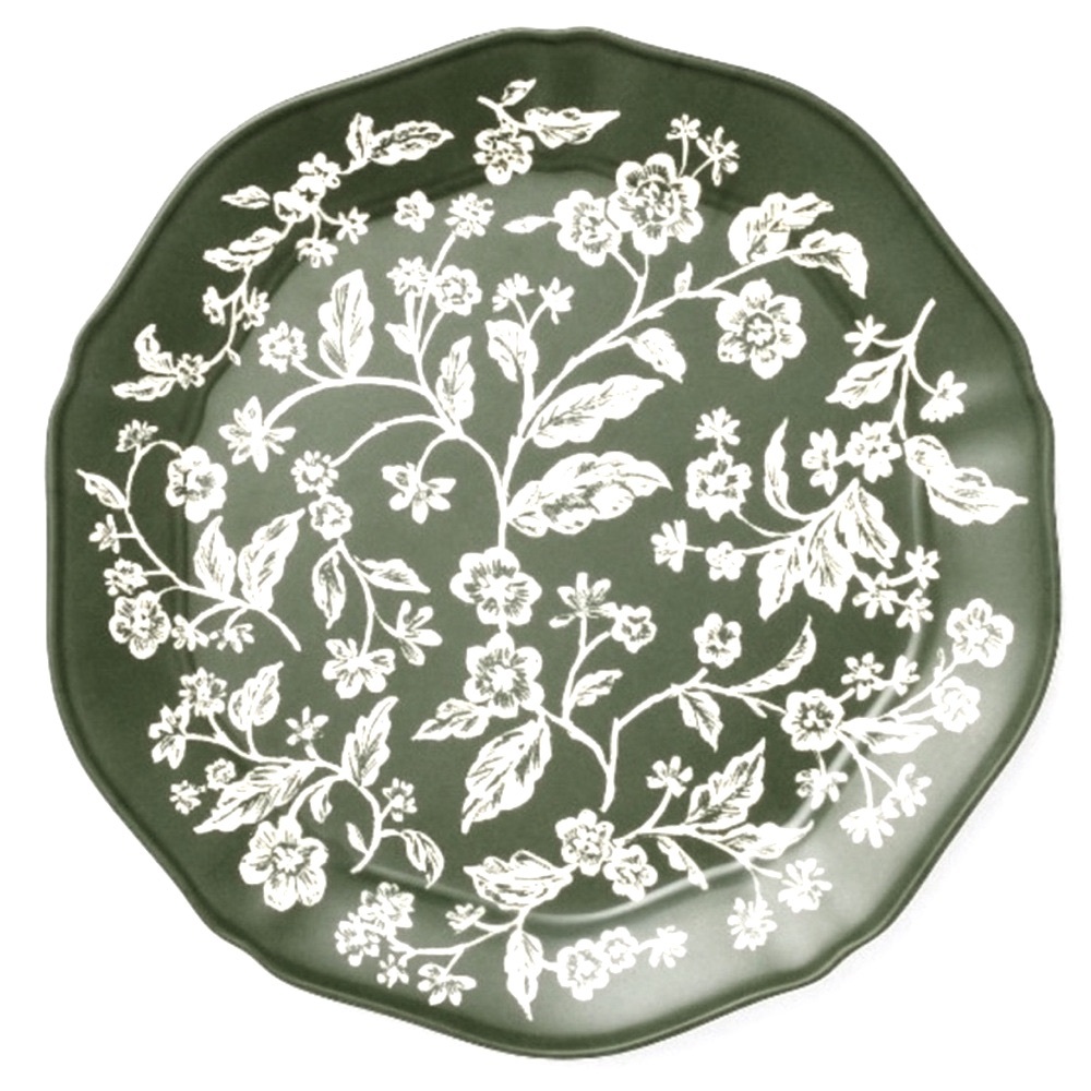 New! 4pk Threshold Designed+Studio McGee 8.5" Melamine Floral Salad Plates - Picture 5 of 13
